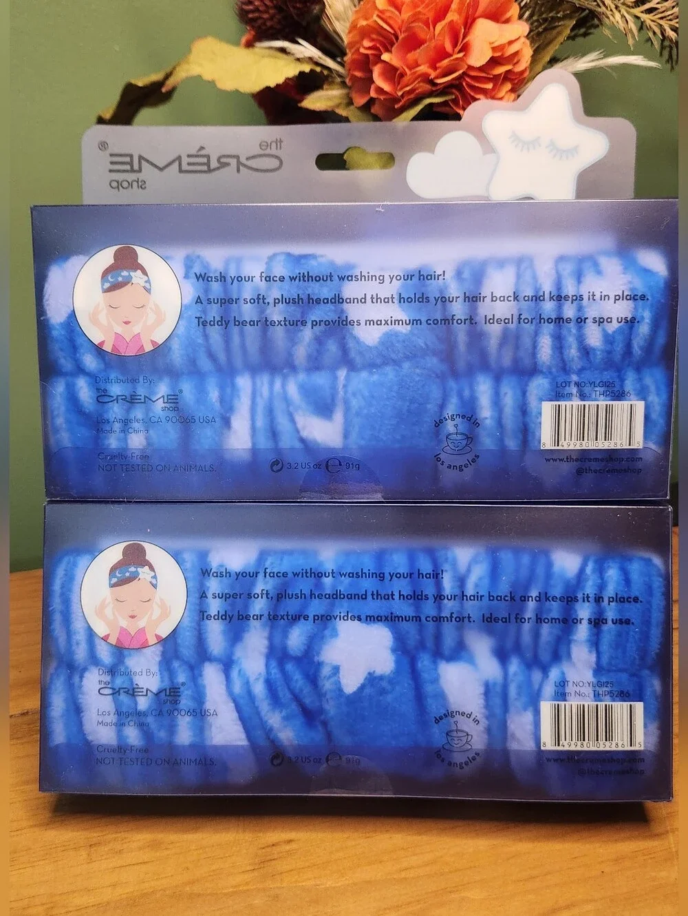 The Creme Shop 3D Plushie Headband, Set Of 2